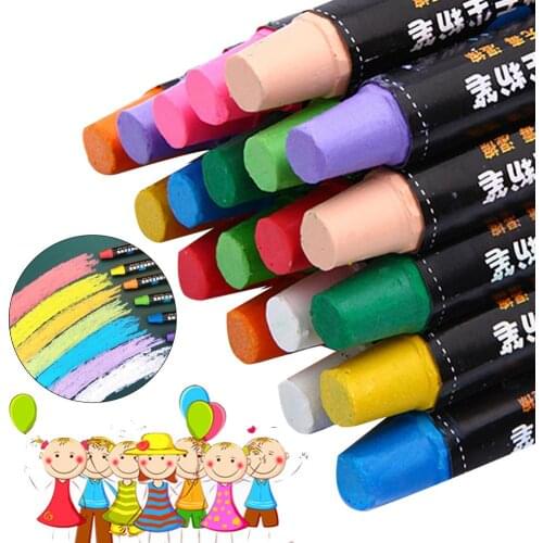 20Pcs Dustless Chalks Sticks Water Soluble Chalk Pen Drawing Chalk for Blackboard Art Chalks School Supplies tizas escolar