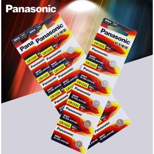 15PCS/LOT New Panasonic 100% Origina CR1025 CR 1025 3V Lithium Button Battery Coin Cell Batteries