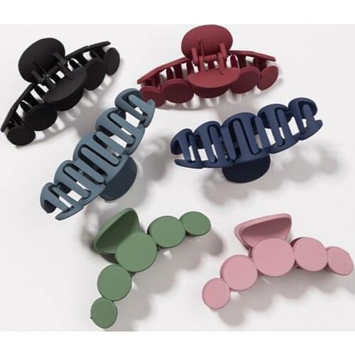 New fashion hairpin large Acrylic Hair Clip Crab Hair Claws For Women Girl Simple and Elegant Clamp Hair Accessories
