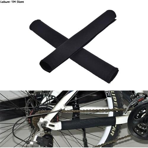 Wholesale 2Pcs Durable Cycling Chain Stay Chainstay Bike Bicycle Guard Cover Frame Black Protector
