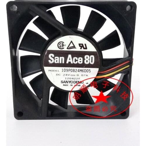 Original 109P0824M6D05 24V 0.07A 8020 8cm inverter industrial control server fan