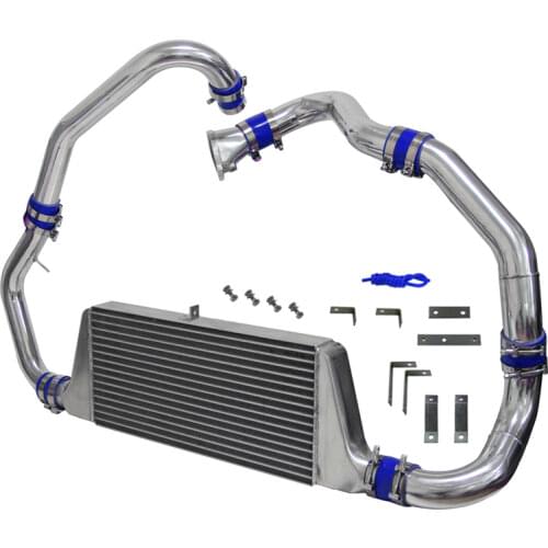Fits For Mazda RX7 FC FC3S 13B FMIC Intercooler Kit Single Turbo 300-700hp 86-91 Blue/Red/Black