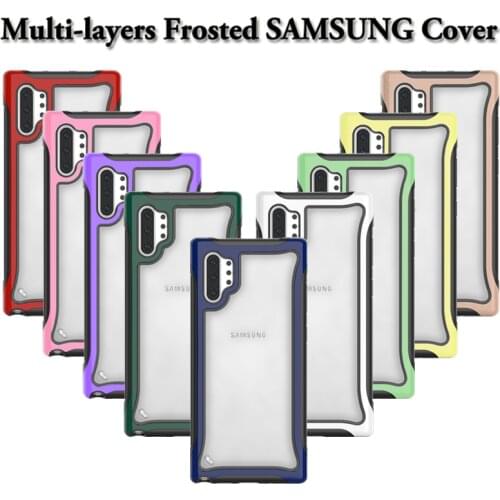 Anti-Knock Note10 Plus Frosted Cover For Samsung Galaxy Note 10 Case Samsung M10 A10 A20 A30 A50 A70 A10e S10 S20 Ultra A70s 5g