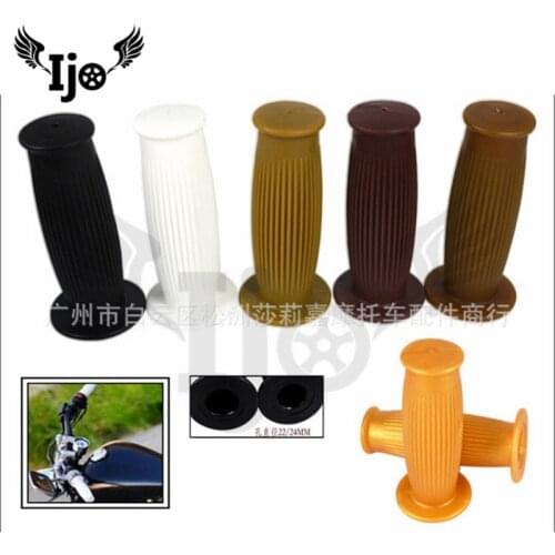Retro motorcycle grips for harley vespa piaggio ktm exc husqvarna motocross tmax xmax protaper rockstar poignee moto handlebar