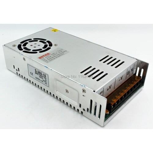 S-360-15 360W 15VDC 24A single group switching power supply AC 110V / 220V to DC 15V