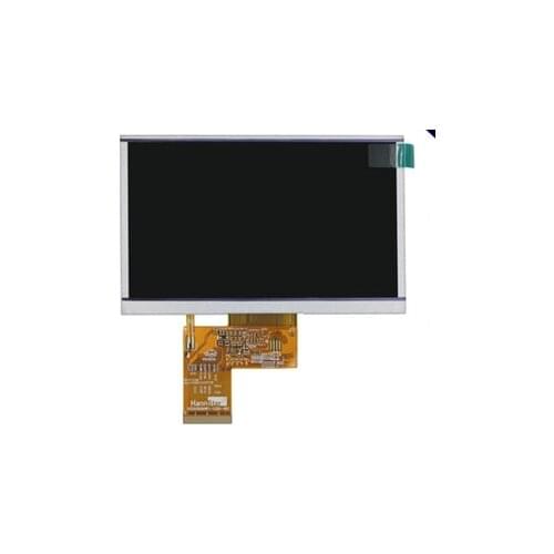 Compatible replacement 4.3 inch MP5 / GPS LCD screen and touch screen GL043009T0-40 V1