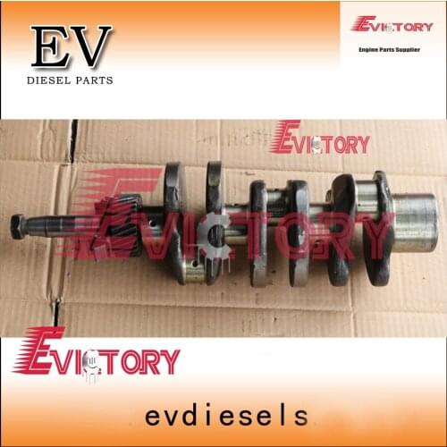 Steel type Yanmar 3D75 3T75 3T75U crankshaft assy For Mini Excavator