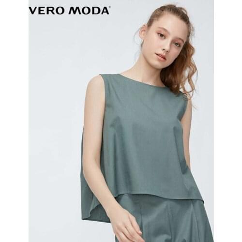 Vero Moda Womens Loose Fit Sleeveless Round Neckline Tops|31916Y502