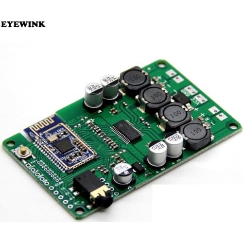 TWS Two Box Bluetooth 5.0 Power Amplifier Board 2x15W / 10W Support AUX Audio Input Support Serial Port Change Name