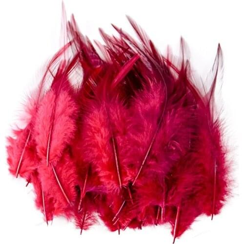High Quality Rooster Pheasant Feathers 10-15 CM for Party Wedding Clothes Sewing Jewelry Decor Accessory Crafts Plumes 100 Pcs