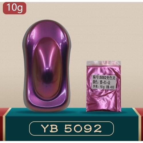 YB92 Chameleon Pigmented Acrylic Paints Powder Coating Dye for Car Painting Decoration Arts Crafts N