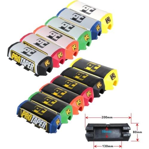 2.0 Square Motocross Handlebar Chest Protector Cross Bar Pad For 28mm 1-1/8 Handle Bar Motorcycle Dirt Bike Pit Bike ATV Quad