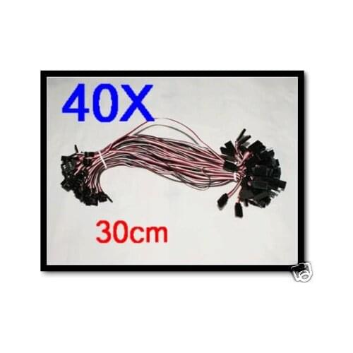 40 300mm 30cm Servo Extension Lead Wire Cable Futaba JR