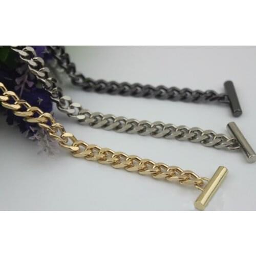 5pcs/lot 120 cm long high-grade flat chain package with bag chain accessories metal package chain
