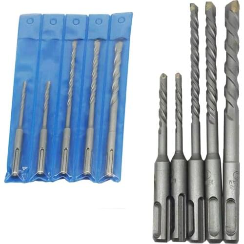 5Pc/bag SDS Plus Hole Saw Drilling 110 and 160mm Electric Hammer Drill Bit For Wall Concrete Brick Masonry Bit
