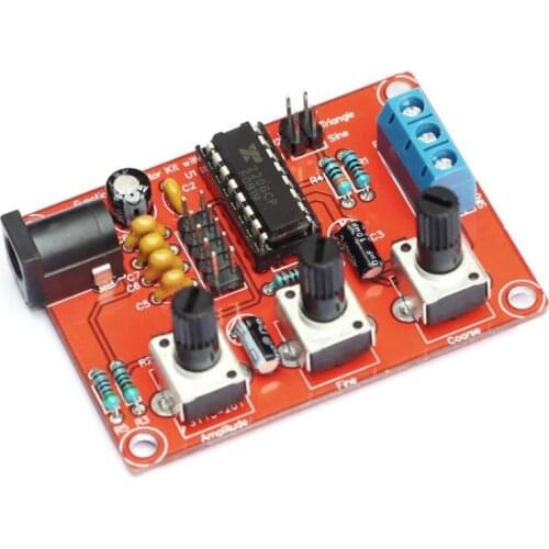 XR2206 Function Signal Generator Output 1 HZ-1 MHZ Adjustable frequency and amplitude with Wide power supply range