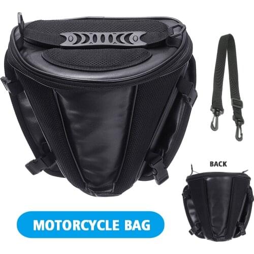 Fashion New Motorcycle Tail Bag Motorbike Back Bag Waterproof Extended Rear Seat High Capacity Motorcycle Rider Backpack
