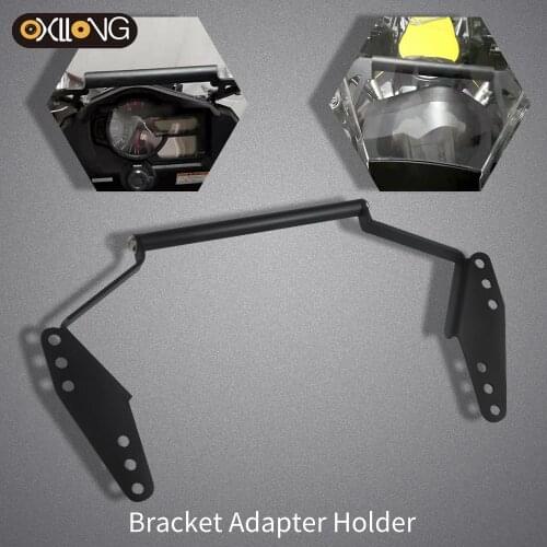Motorcycle GPS/Smart Phone Navigation GPS Plate Bracket Adapt Holder For SUZUKI V-Strom DL650/XT DL1000 2017 2019 2018 2020 2021