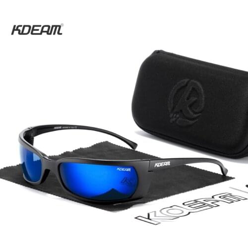 KDEAM New 2020 Goggles UV400 Polarized Sunglasses Men Uniquely Shaped Sun Glasses Unisex With Original Box KD7704