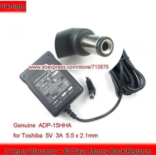 Genuine ADP-15HHA 5V 3A 5.5 x 2.1mm Laptop Charger for TOSHIBA G71C0002F111 Power Supply