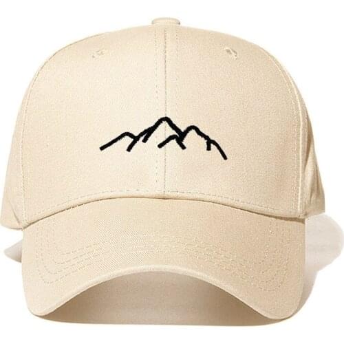 New Mountain Range Embroidery Mens Womens Baseball Caps Adjustable Snapback Caps Fashion Dad Hats Bone Garros