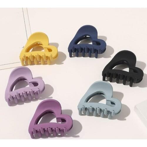 New Elegant Matte Acrylic Hair Clip Claw For Women Hair Accessories Hairpin Girl Claw Clip Hairclip Headwear Korea Hot Sale