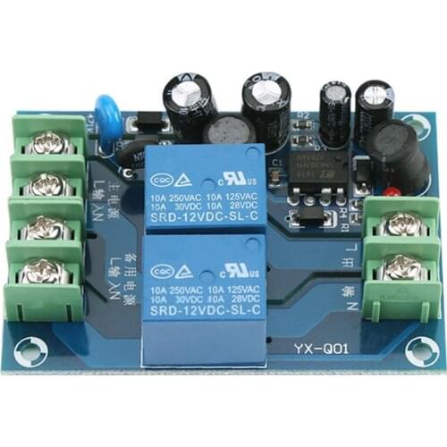 Battery Charging Control Board AC 85-240V 110V 220V 230V 10A Dual Power Supply Automatic Switching Controller Module