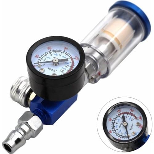 Pneumatic spray gun Pressure regulator tail grid moisture filter oil-water separator copper core fiber small water grid