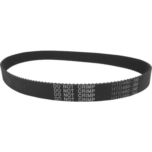 Arc HTD3M Timing Belt, C=465/495, Width 6/9/10/12/15/20mm, Rubber Closed Loop Synchronous Belt, Pitch 3mm