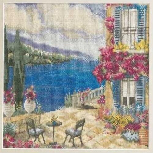 Holiday cottage patterns Counted Cross Stitch 11CT 14CT 18CT DIY Cross Stitch Kits Embroidery Needlework Sets home decor