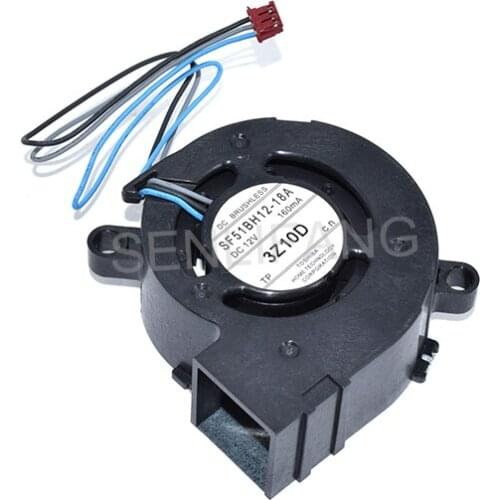 Genuine SF51BH12-18A 3Z10D DC12V 160mA Three Lines 50*50*20mm Cooling Fan