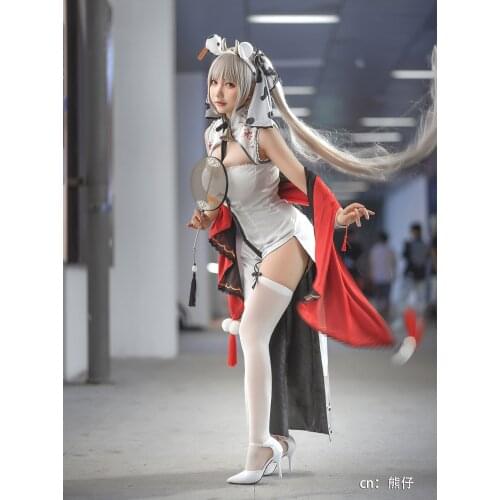 Custom made/size Azur Lane Fan Art Cow Formidable Cheongsam Cosplay Costume sexy dress female