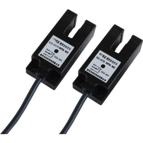 2pcs Switch sensor SU-07X/XP/E3S-GS7N/N2/P/07NK Slot type photoelectric switch U-type sensor edge correction slot width 7mm