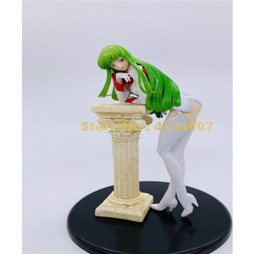 Anime code geass lelouch lamperouge cc driving costume pillar pvc action figure collection model 23cm Toy