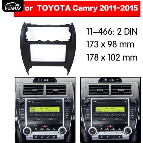 Car Radio stereo Fitting installation adapter fascia For 2011-2015 Toyota Camry frame for car multimedia player Auto fascia