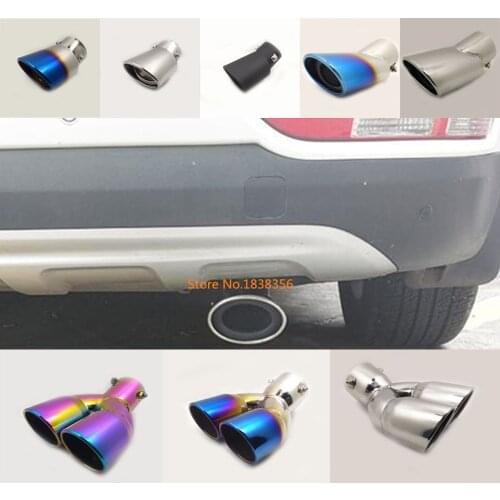 Car styling muffler exterior end pipe outlet dedicate stainless steel exhaust tip tail For Kia kx5 Sportage 2016 2017 2018 2019