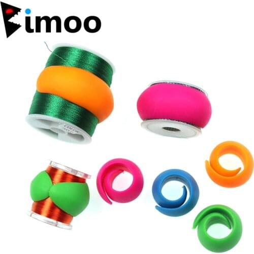 Bimoo 4PCS Fly Tying Thread Holder Bobbin Line Holder Fly Tying Tool Accessory
