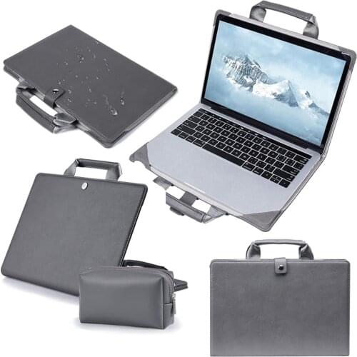 Leather Laptop Case For Macbook Air 13 A2337 A2179 2020 A2338 M1 Chip Pro 13 12 15 A2289 for Mac book Pro 16 A2141 Case Portable