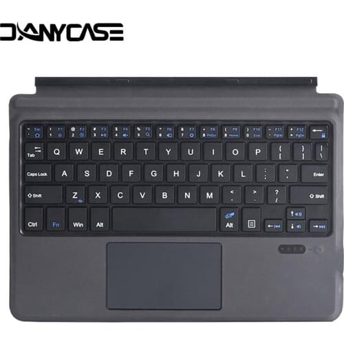 For Microsoft Surface Go 10 Inch 2018 Slim Trackpad Wireless BT Keyboard Built-in Two-button Trackpad Type-c 5 Million Clicks