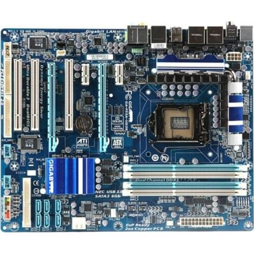 Gigabyte GA-P55A-UD3R original motherboard LGA 1156 DDR3 16GB For I5 I7 CPU P55A-UD3R P55 Desktop motherboard BOARDS PC