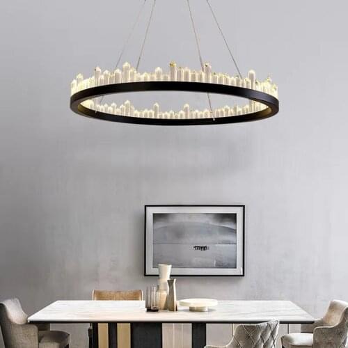 Crystal Pendant Light Dining Room Crystal light Living Room Crystal lamp Luxury Bedroom Light Nordic Crystal Pendant Lamp