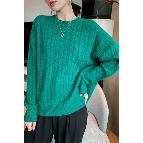 KOIJINSKY Cashmere T-shirt with round neck in autumn and winter