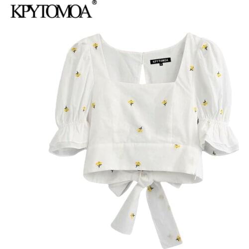 KPYTOMOA Women's Shirts With Embroidery China