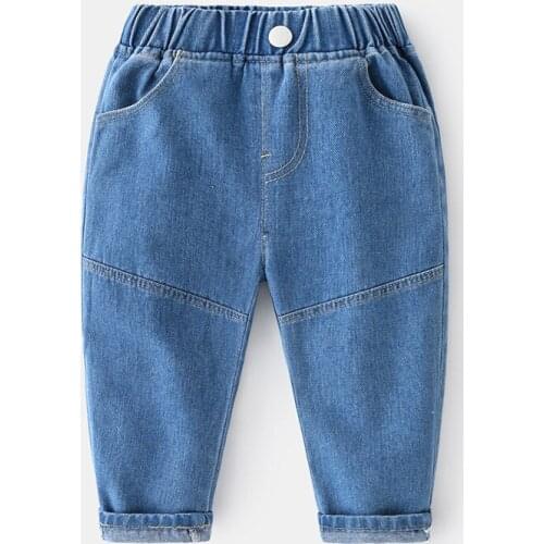 Spring Girls Jeans Baby Kids Jeans for Children Boys Girls Leggings Denim Pants Toddler Pants Girls Kids Pants for Boy Girl 2-8Y