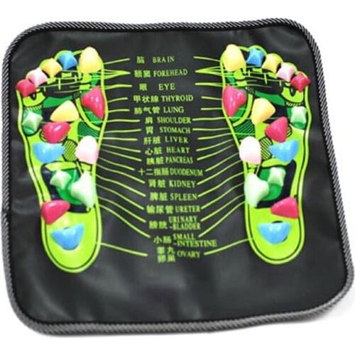 Foot Massager Mat Portable Foot Massage Cushion Acupoint Physical Therapy Massage Feet Cushion Foot Reflex For Pain Relief Stone
