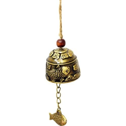 New Arrival Wind Chimes Chinese Dragon Fish Feng Shui Bell Blessing Good Luck Fortune Hanging Decorations Bells Wind Chime