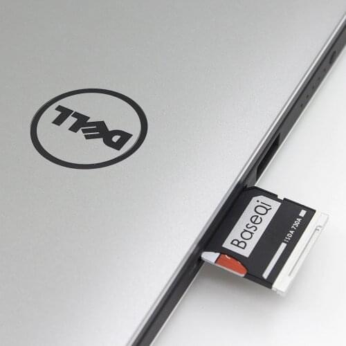731A Original BASEQI Aluminum MiniDrive Micro SD Card Adapter Card Reader For Dell XPS 13inch/Dell 9350/9343/9360