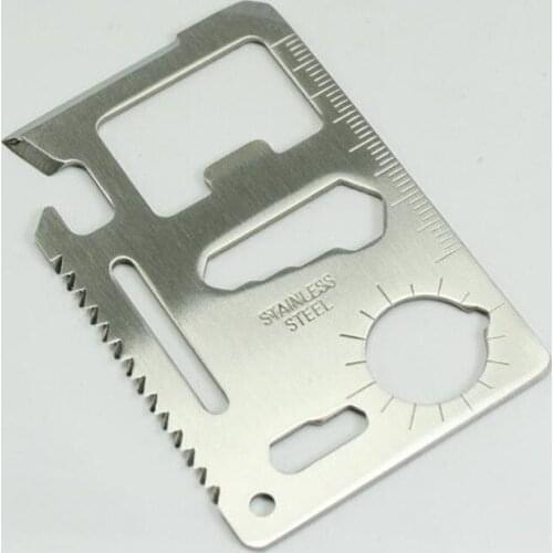 Outdoor Pocket Multi Tools Gadget Multifunction Survival card opener Screwdriver 420 stainless steel Rugged and portable