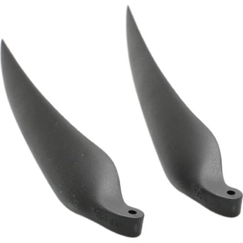 2pair RC Fixed-wing Airplane Plastic Folding Propeller 6" to 15" Foldable Paddle for Model Glider Drone Plastic/Aluminum Spinner