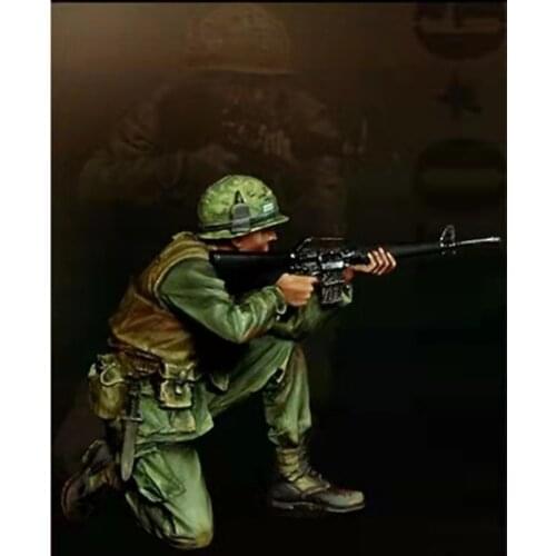 Resin soldier sand table model of the US Army in Vietnam 1:35 resin soldier